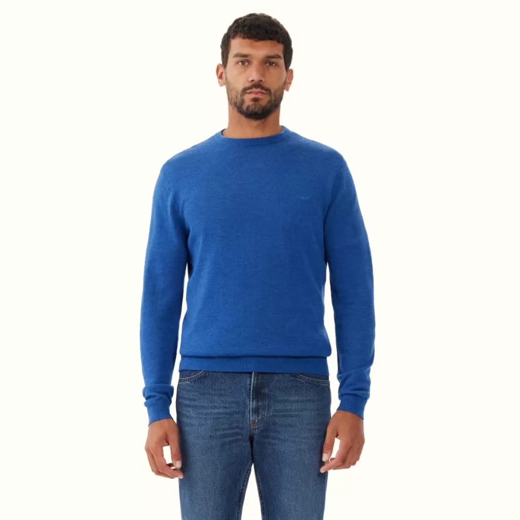 R.M. Williams Bellfield Sweater Bright Blue Shop