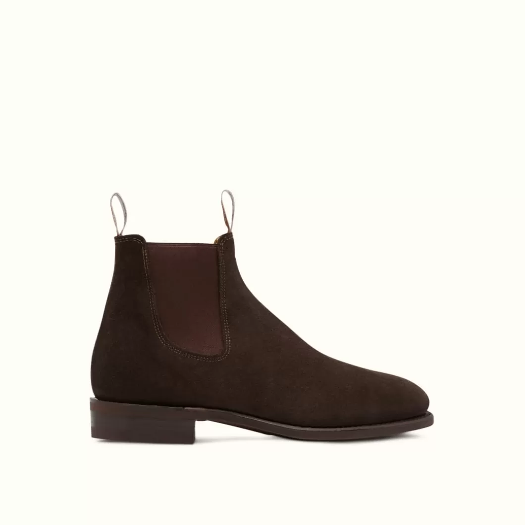 R.M. Williams Comfort Craftsman Suede Boot Chocolate Store