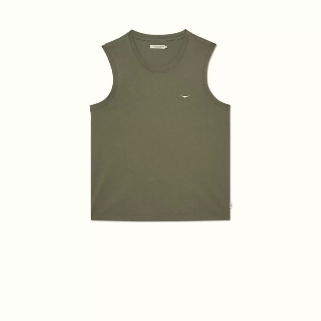 R.M. Williams Piccadilly Tank Olive Online