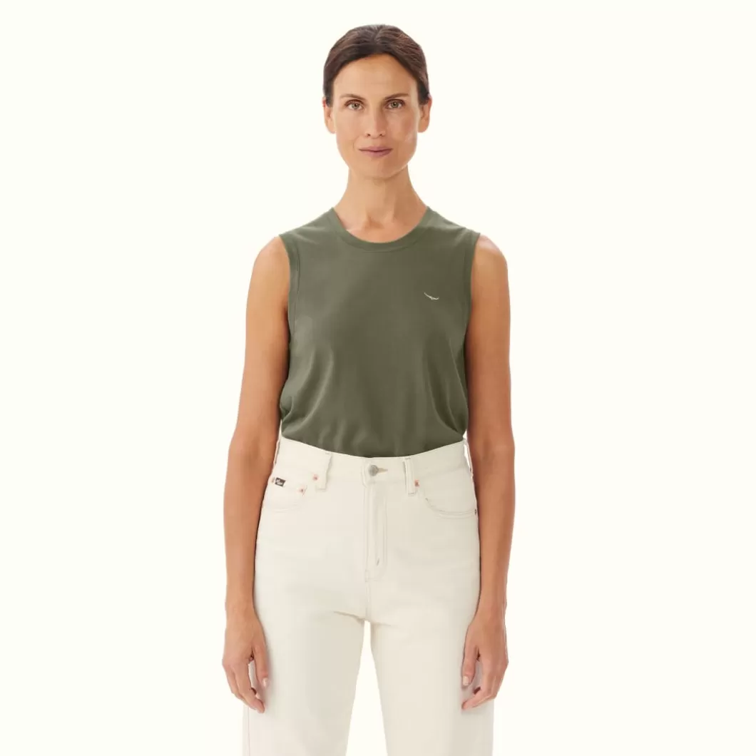 R.M. Williams Piccadilly Tank Olive Online